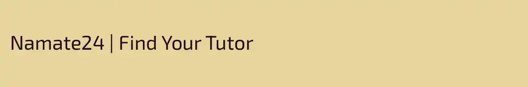 Namate24 | Find Your Tutor